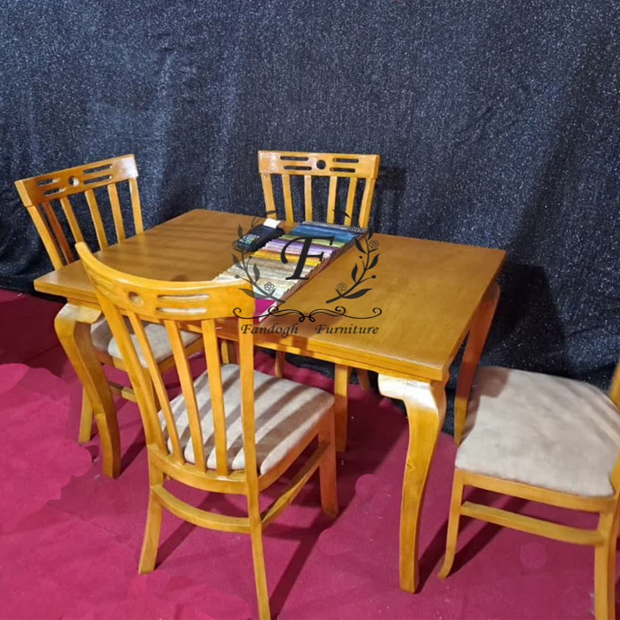 غذاخوری مدل دارت با میز سم آهویی