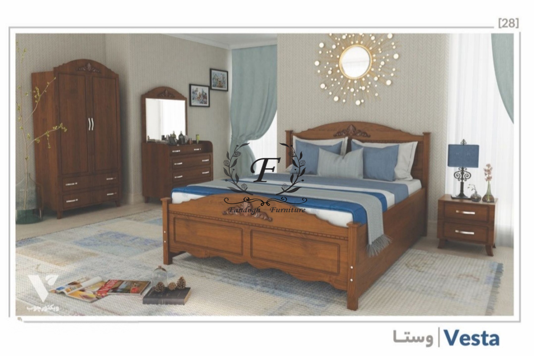 سرویس خواب دو نفره مدل وستا