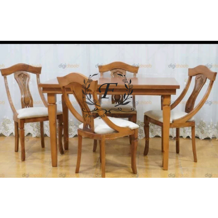 غذاخوری گیتاری با میز خراطی 4 نفره